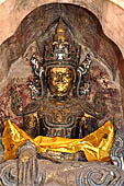 Antique Buddha image, Kakku Buddhist Ruins. Shan State in Myanmar (Burma).